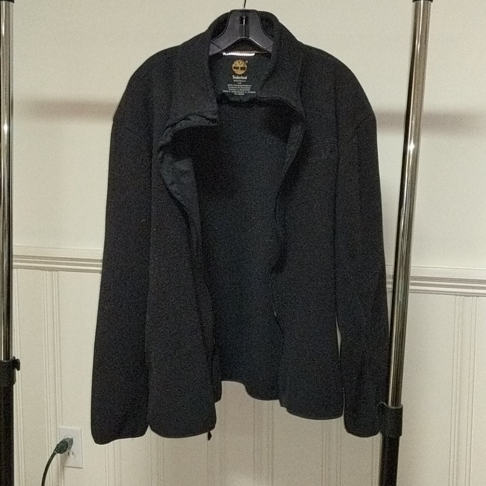 Timberland Black Fleece Jacket Full Zip